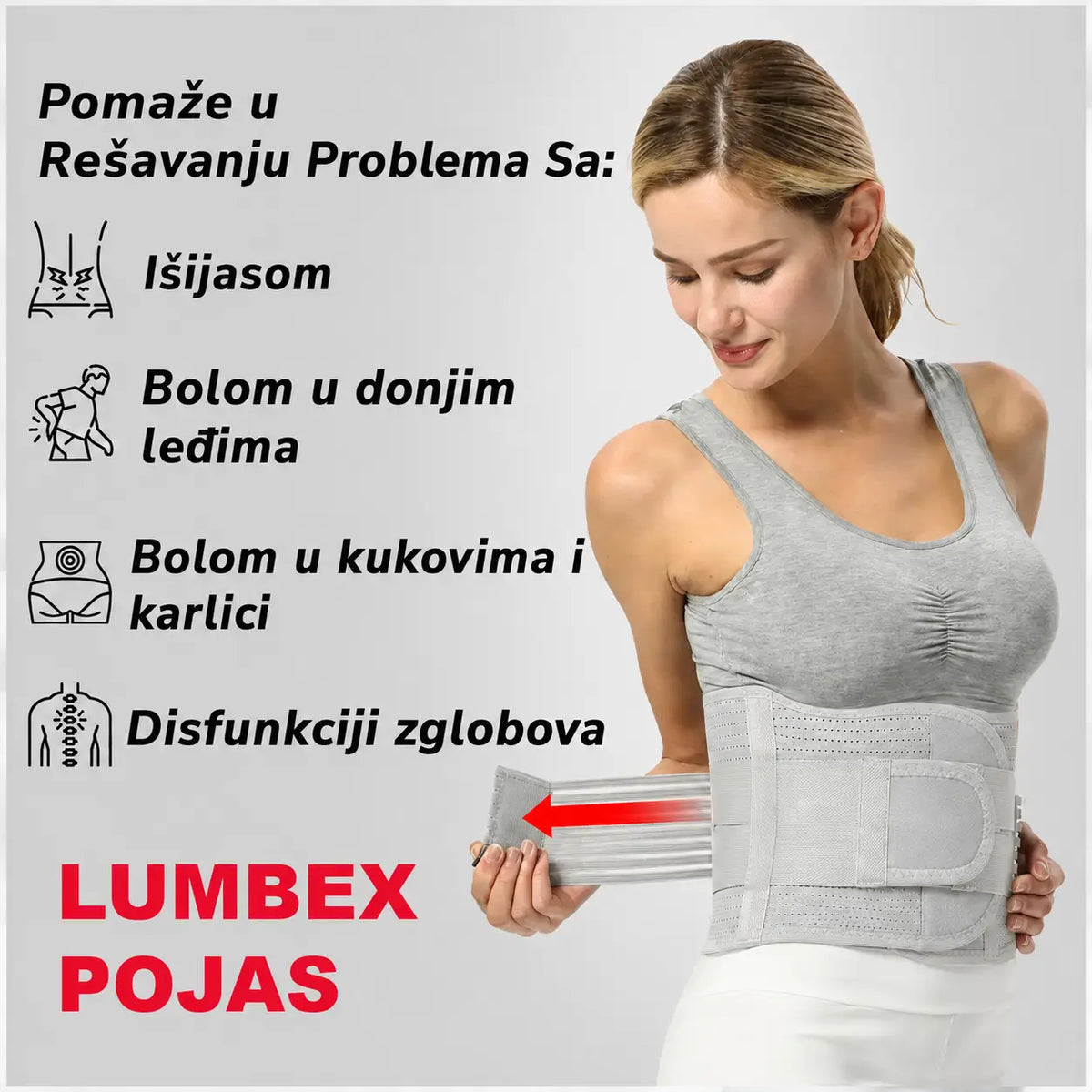 LumbeX Premium - Pojas Za Leđa