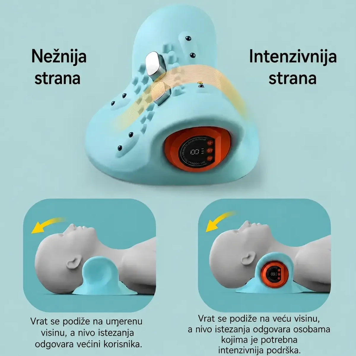 OrthoRelax® Premium – Masažer protiv bola u vratu, leđima i ramenima